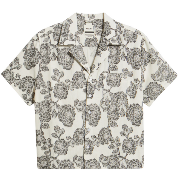 Nathan Floral Cotton & Viscose Blend Camp Shirt
