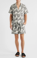 Nathan Floral Cotton & Viscose Blend Camp Shirt