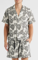 Nathan Floral Cotton & Viscose Blend Camp Shirt