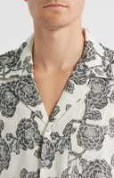 Nathan Floral Cotton & Viscose Blend Camp Shirt
