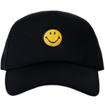 Smiley Studios Trucker Hat - Jet Black