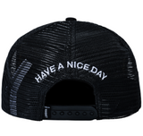 Smiley Studios Trucker Hat - Jet Black