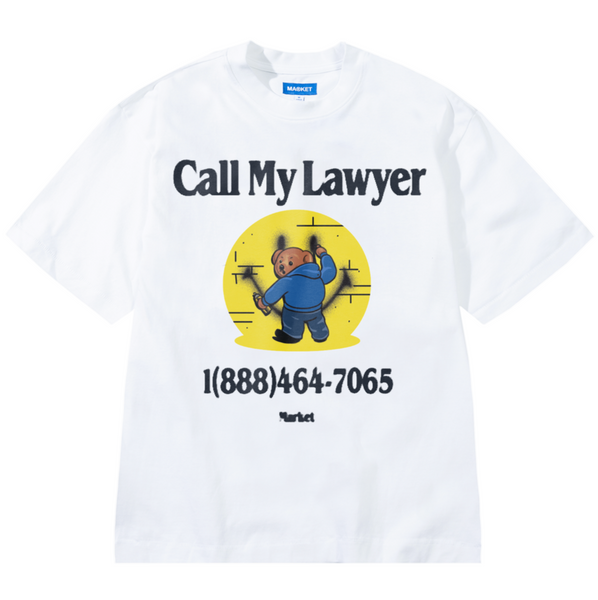 Smiley Call My Lawyer Bear T-Shirt