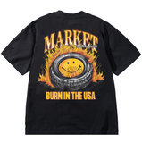 Smiley Burnt Rubber T-Shirt