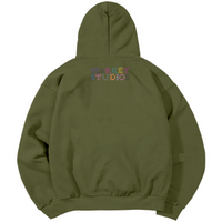 Folk Fitted Bear Hoodie