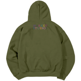 Folk Fitted Bear Hoodie