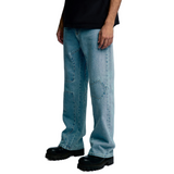 Cross Denim Pants