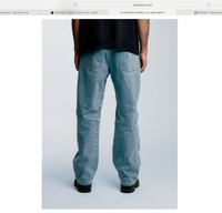 Cross Denim Pants