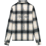 Parlan Shacket | Ivory Cross Circuit Board