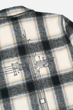 Parlan Shacket | Ivory Cross Circuit Board