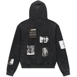Zev Zip Hoodie | Vintage Black Digital Patch