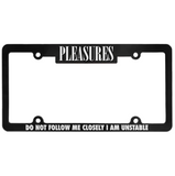 Follow License Plate Cover