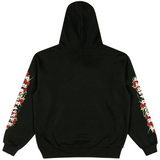 Embroidered Roses Hoodie