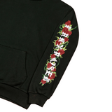 Embroidered Roses Hoodie