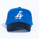 Paradise LA Corduroy Snapback Hat Royal Blue/Navy