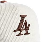 Paradise LA Corduroy Snapback Hat Cream/Brown