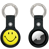 Smiley AirTag Holder Keychain
