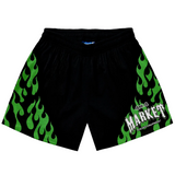 Toxic Flames Mesh Shorts