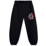 A.S.S.C Embroidered Rose Kkotch Sweats Open Hem