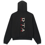 RTA Riko Half Half Zip Up - Vintage Black