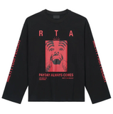 RTA Marceau Oversized LS Tee - Black Payday
