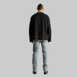 RTA Marceau Oversized LS Tee - Black Payday