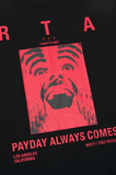 RTA Marceau Oversized LS Tee - Black Payday