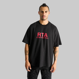 RTA Colin Oversized S/S Tee - Black Case File