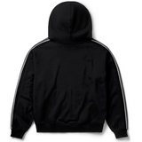 Sport Stripe Zip Up Hoodie