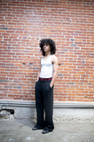 Chinatown Market - Plaid Appliqué Open Leg Sweatpants