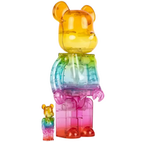 Medicom x Emotionally Unavailable Gradient Heart 100% 400% Bearbrick Figure Set