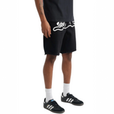 Black Dog Denim Shorts