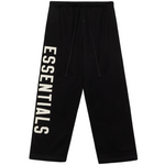 Fleece Relaxed Sweatpants - Black