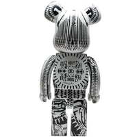 MEDICOM TOY | H.R. GIGER WHITE CHROME VER. 1000% BE@RBRICK